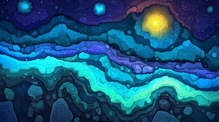 Abstract blue and white wave background. Ideal for websites, presentations, and digital designs, adding a soft and elegant touch