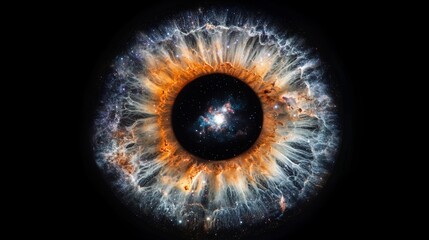 Cosmic Eye Nebula: A Celestial Portrait of Stardust and Light