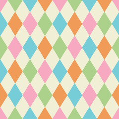 Easter seamless pattern, rabbit, bunny, eggs, background, print, pattern, greeting card, banners, web, wrapping paper, fashion, fabric, textile, wallpaper, cover