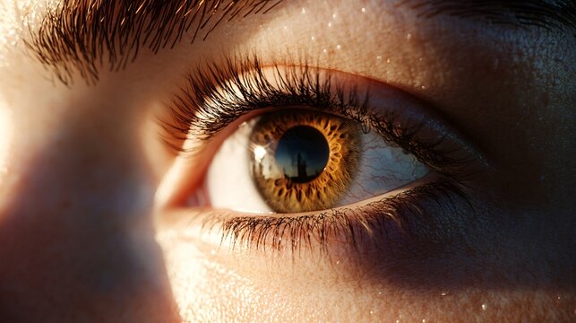 6D Human Eye Scan - Detailed Hyper-Realistic Examination