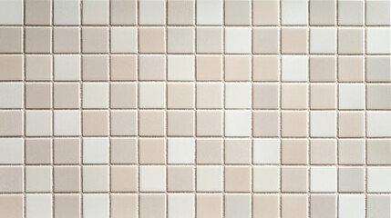 Beige And White Square Tile Pattern