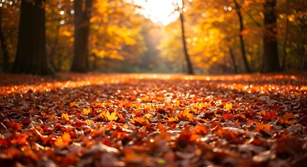 fondo de hojas de otoño
