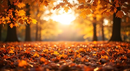 fondo de hojas de otoño
