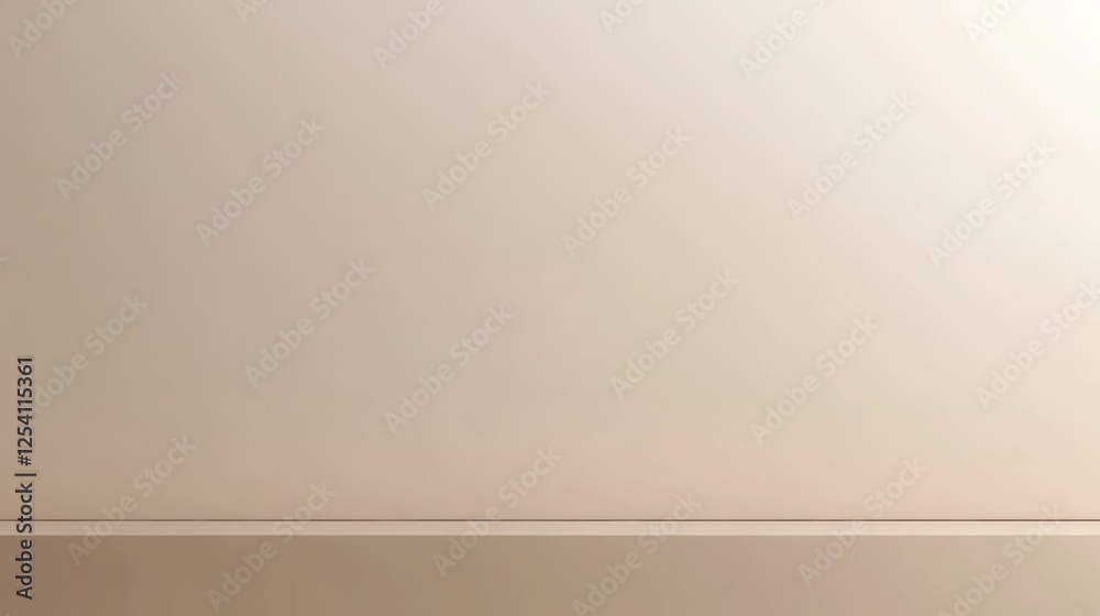 Poster Soft minimalistic background with a subtle line creating a serene atmosphere perfect for designs and presentations. Generative AI