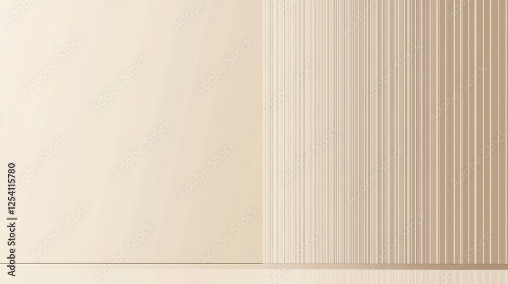 Poster Simple aesthetic display with solid color and subtle texture in a creative modern space during daylight. Generative AI