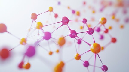 Vibrant Molecular Connections in Abstract Space