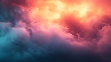 Fototapeta premium A faint, swirling mist effect in gentle pastel tones.