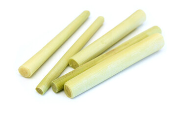 Lemon grass isolated on white background