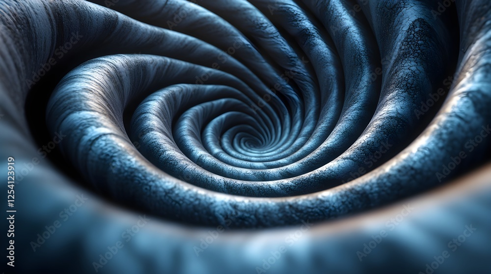 Wall mural a field of spiraling shapes that appear to move as you shift your gaze.