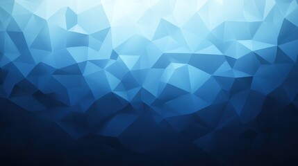 Obraz premium Abstract Blue Triangular Geometric Pattern Background