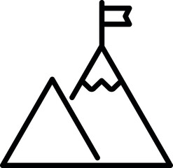 Strategy Line Editable Icons set. Vector illustration in modern thin line style of strategy icons: planning, diagrams, strategies, achieving goals and more. Pictograms and infographics