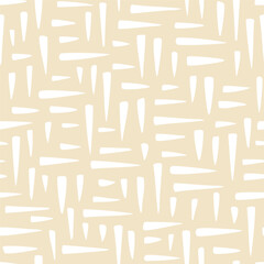 Vector seamless pattern with hand drawn abstract stripes. Cute design for wallpaper, fabric, wrapping, stationery, textile.