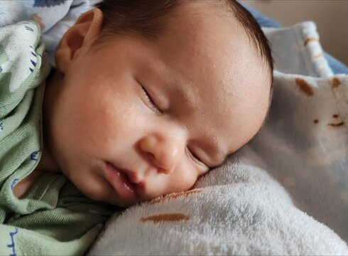 Newborn baby sleeping