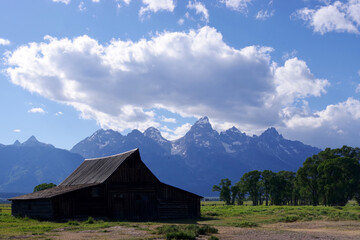 Obraz premium T.A. Moulton Barn with the Grand Tetons