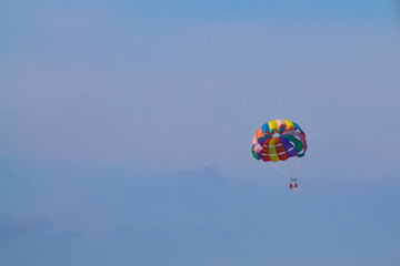 Colorful Parasail Adventure in the Sky