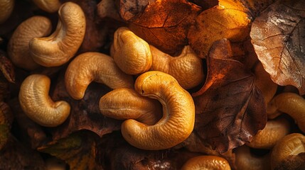 Obraz premium Cashews ripen and turn yellow after the late autumn rains. 