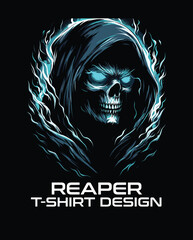 Reaper Vector T Shirt Design