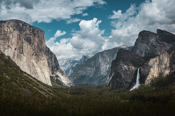 panorama of yosemite national park
