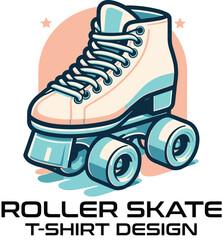 Roller Skate Vector T Shirt Design