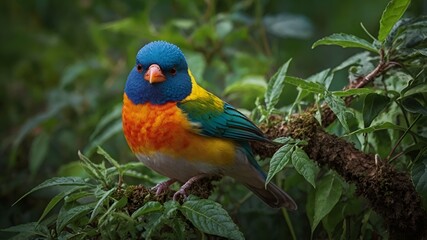 Colorful Bird, Nature 