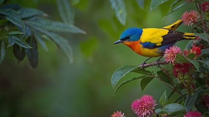 Colorful Bird, Nature 
