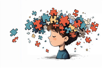 Child's Mind: A Puzzle of Thoughts, Imagination, and Creativity World Autism Awareness Day