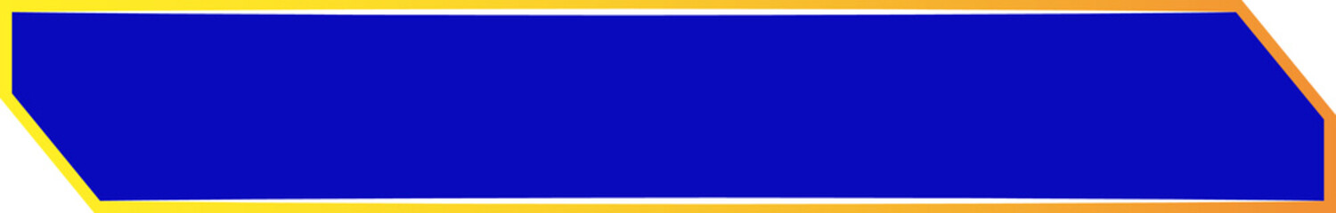 Fototapeta premium Blue Lower Third TV