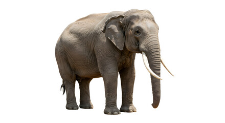elephant isolated on white