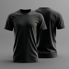 Black T Shirt Template