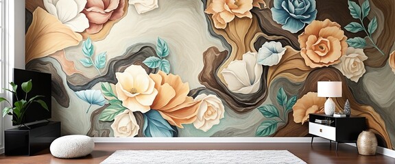 Obraz premium Flawless Wallpaper Art Design Ideas