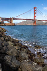 Golden Gate from Presidio beach