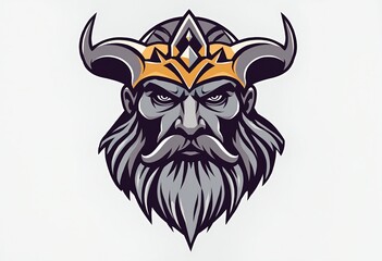 Obraz premium Odin: A Graphic Study of Divine Majesty