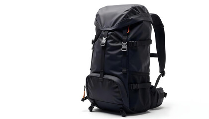 Fototapeta premium black backpack designed for outdoor travel