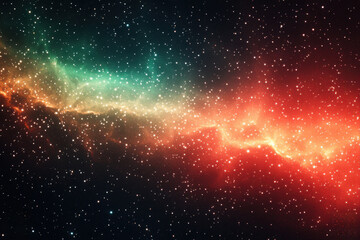 Obraz premium Exploring cosmic wonders a vibrant nebula in deep space digital art universe wide angle astronomy