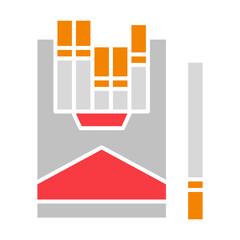 Nicotine Icon, Cigarette, Toxic, Vaping