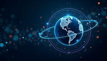earth planet atmosphere galaxy sky futuristic