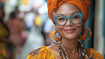 Traditional art exhibition showcasing local artists with attendees in colorful attire celebrating cultural expressions and creativity