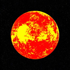 惑星　3DCGレンダリング