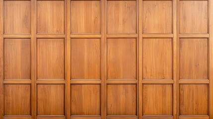 Warm Brown Wood Paneling Wall