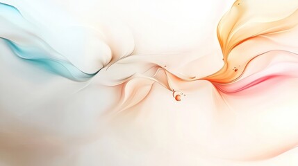 Abstract Pastel Swirls Background