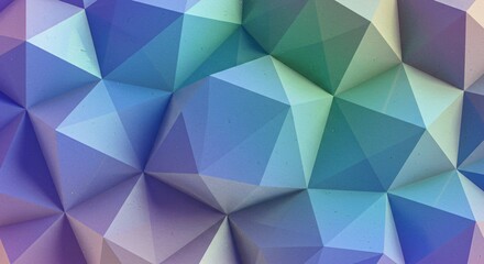 Obraz premium Polygonal patterns with iridescent gradients and subtle textures