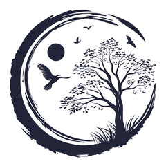 Zen Vector Illustration