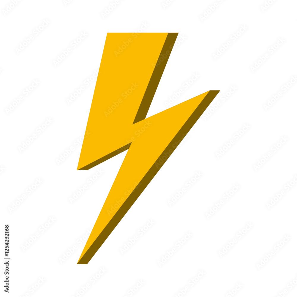 Poster lightning bolt icon. thunder flash icon . electric power vector icons