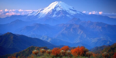 Majestic Mount Elbrus SnowCapped Summit