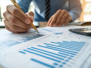 Financial Advisor Meeting with Clients in Office