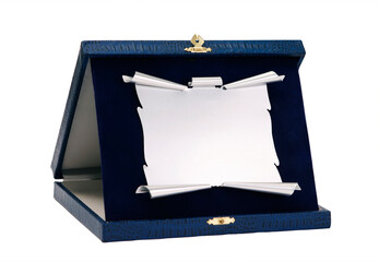 A box with a gift certificate