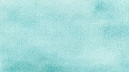 Light blue green abstract pattern. Gradient. Painted watercolor paper texture.