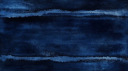 Naklejka premium Navy blue abstract watercolor.