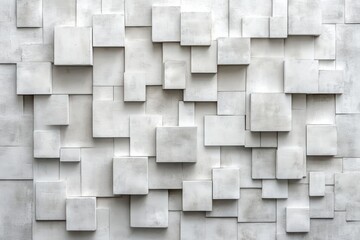 White Cube Wall Texture Background