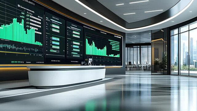 modern office building for Studio News Virtual